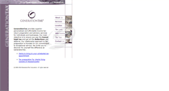 Desktop Screenshot of generationtax.com